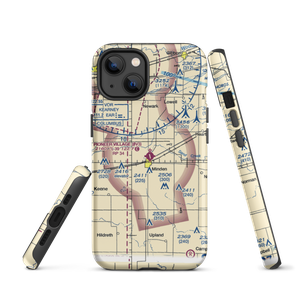 Pioneer Village Field (0V3) VFR Sectional  Tough iPhone Case