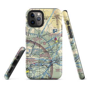 Piper Canyon Airport (9WA4) VFR Sectional  Tough iPhone Case