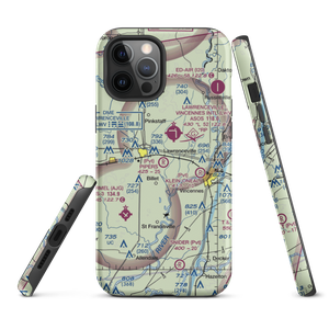 Piper's Landing Airport (IS34) VFR Sectional  Tough iPhone Case