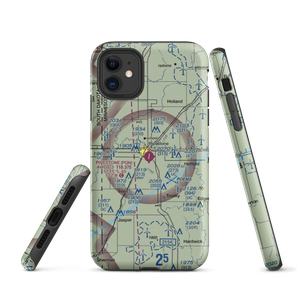 Pipestone Municipal Airport (PQN) VFR Sectional  Tough iPhone Case