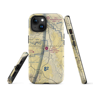 Pitcock Rosillos Mountain Ranch Airport (09TS) VFR Sectional  Tough iPhone Case