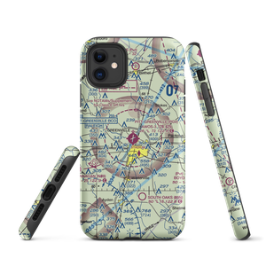 Pitt Greenville Airport (PGV) VFR Sectional  Tough iPhone Case