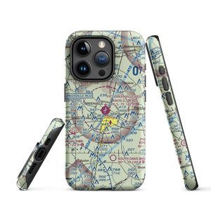 Pitt Greenville Airport (PGV) VFR Sectional  Tough iPhone Case