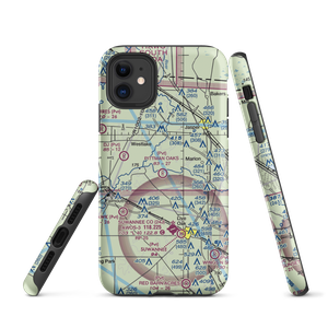 Pittman Oaks Airport (FA88) VFR Sectional  Tough iPhone Case