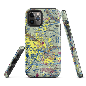 Pittsburgh-Monroeville Airport (15PA) VFR Sectional  Tough iPhone Case