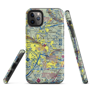 Pittsburgh-Monroeville Airport (4G0) VFR Sectional  Tough iPhone Case