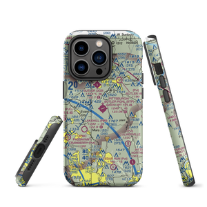 Pittsburgh/Butler Regional Airport (BTP) VFR Sectional  Tough iPhone Case