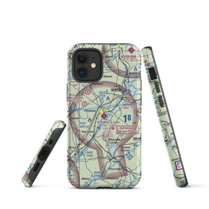 Pittsfield Municipal Airport (2B7) VFR Sectional  Tough iPhone Case