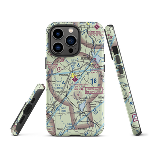 Pittsfield Municipal Airport (2B7) VFR Sectional  Tough iPhone Case