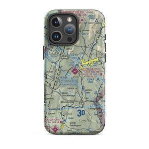 Pittsfield Municipal Airport (PSF) VFR Sectional  Tough iPhone Case