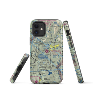 Pittsfield Municipal Airport (PSF) VFR Sectional  Tough iPhone Case