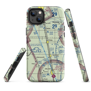 Pixley Airport (P27) VFR Sectional  Tough iPhone Case