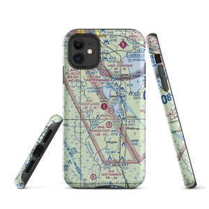 Placid Lakes Airport (09FA) VFR Sectional  Tough iPhone Case