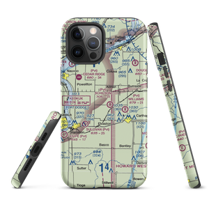 Plain Crazy Airport (4IS1) VFR Sectional  Tough iPhone Case