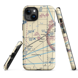 Plains Municipal Airport (2KS5) VFR Sectional  Tough iPhone Case