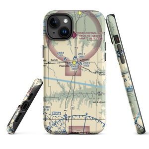 Plainville Airpark (0R9) VFR Sectional  Tough iPhone Case