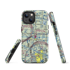 Plainwell Municipal Airport (61D) VFR Sectional  Tough iPhone Case