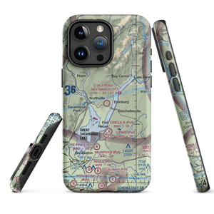 Plateau Sky Ranch Airport (1F2) VFR Sectional  Tough iPhone Case