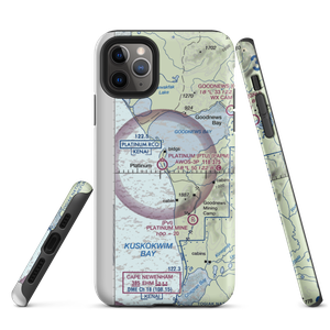 Platinum Airport (PTU) VFR Sectional  Tough iPhone Case