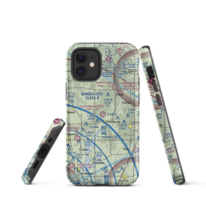 Plattsburg Airpark (5MO) VFR Sectional  Tough iPhone Case