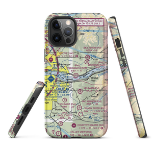 Pleasant Farm Airport (WA63) VFR Sectional  Tough iPhone Case