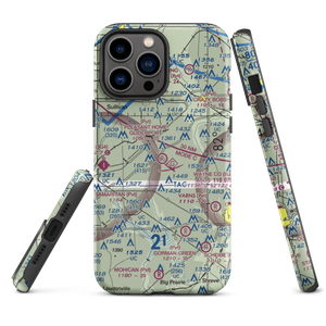 Pleasant Home Gliding Club Gliderport (14OI) VFR Sectional  Tough iPhone Case