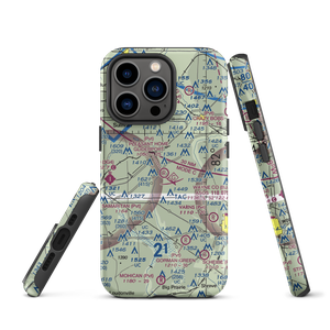 Pleasant Home Gliding Club Gliderport (14OI) VFR Sectional  Tough iPhone Case