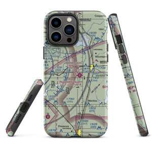 Pleasant Valley Airport (07OK) VFR Sectional  Tough iPhone Case