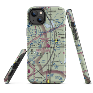 Pleasant Valley Airport (07OK) VFR Sectional  Tough iPhone Case