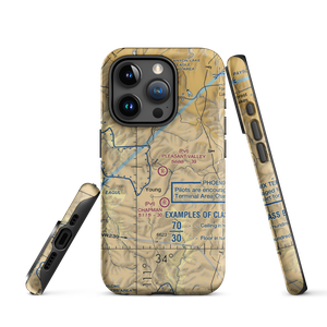 Pleasant Valley Airstrip (24AZ) VFR Sectional  Tough iPhone Case