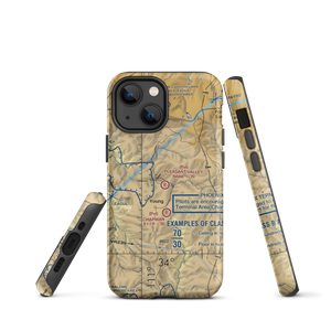 Pleasant Valley Airstrip (24AZ) VFR Sectional  Tough iPhone Case