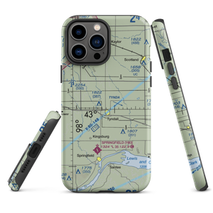 Plihal Farms Airport (SD61) VFR Sectional  Tough iPhone Case