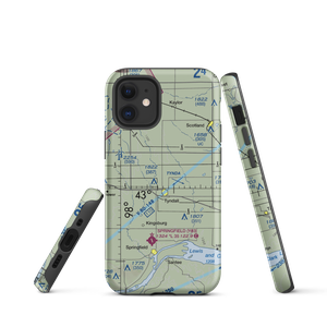 Plihal Farms Airport (SD61) VFR Sectional  Tough iPhone Case