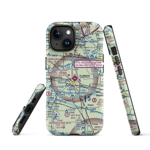 Plymouth Municipal Airport (C65) VFR Sectional  Tough iPhone Case