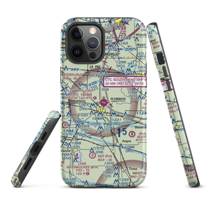 Plymouth Municipal Airport (C65) VFR Sectional  Tough iPhone Case