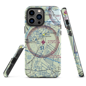 Plymouth Municipal Airport (PMZ) VFR Sectional  Tough iPhone Case