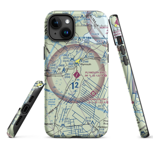 Plymouth Municipal Airport (PMZ) VFR Sectional  Tough iPhone Case