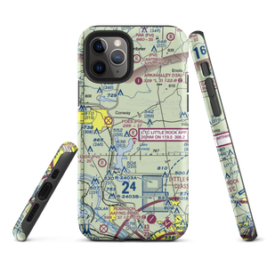 Poe's Airport (AR88) VFR Sectional  Tough iPhone Case