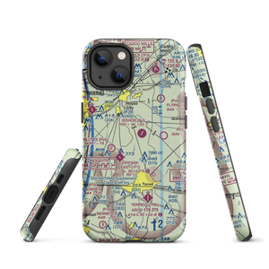 Poetry Landing Airport (T33) VFR Sectional  Tough iPhone Case