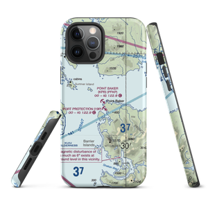 Point Baker Seaplane Base (KPB) VFR Sectional  Tough iPhone Case