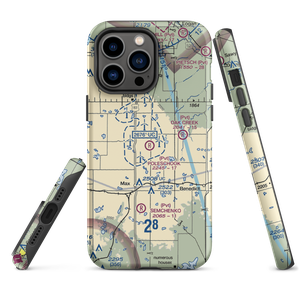 Poleschook Airport (89ND) VFR Sectional  Tough iPhone Case