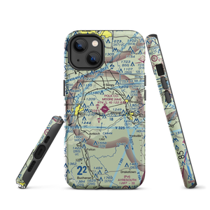 Polk County Airport- Cornelius Moore Field (4A4) VFR Sectional  Tough iPhone Case