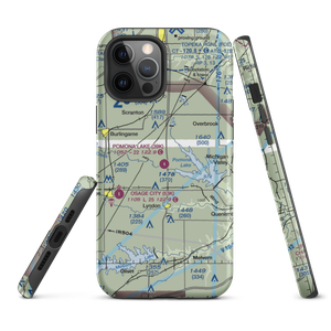 Pomona Lake Airport (39K) VFR Sectional  Tough iPhone Case