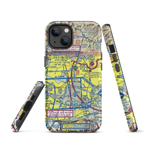 Pomona Police Department Heliport (98L) VFR Sectional  Tough iPhone Case