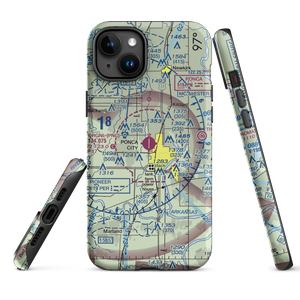 Ponca City Regional Airport (PNC) VFR Sectional  Tough iPhone Case