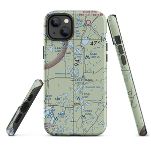 Ponderosa Seaplane Base (83MN) VFR Sectional  Tough iPhone Case