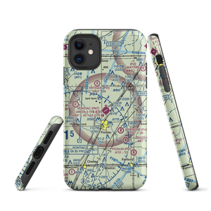 Pontiac Municipal Airport (PNT) VFR Sectional  Tough iPhone Case