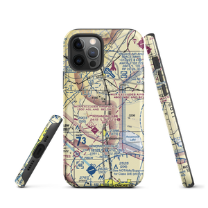 Pontious Airport (1CL2) VFR Sectional  Tough iPhone Case