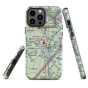 Pontotoc County Airport (22M) VFR Sectional  Tough iPhone Case