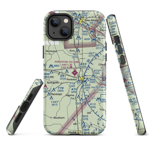 Pontotoc County Airport (22M) VFR Sectional  Tough iPhone Case